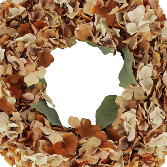 22" Beige Hydrangea Wreath by Ashland®